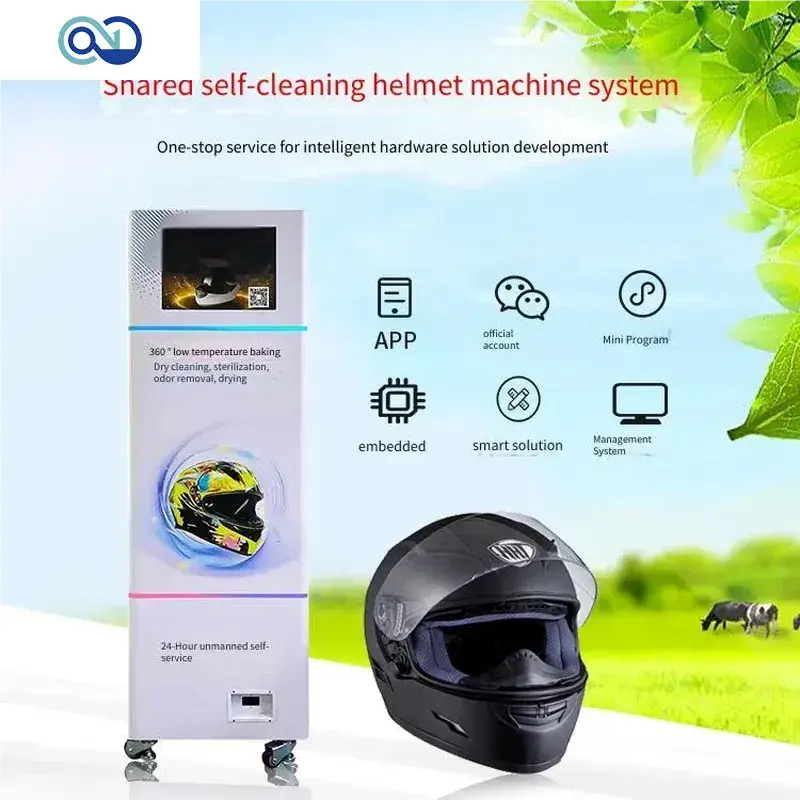 Shared Self-Service Helmet Cleaning Machine Solution